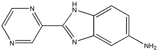 2-pyrazin-2-yl-1H-benzimidazol-5-amine Struktur