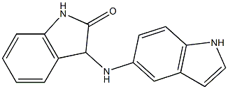 3-(1H-indol-5-ylamino)-2,3-dihydro-1H-indol-2-one Struktur