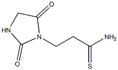 3-(2,5-dioxoimidazolidin-1-yl)propanethioamide Struktur