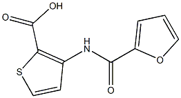 3-(2-furoylamino)thiophene-2-carboxylic acid Struktur