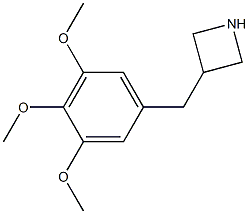 3-(3,4,5-trimethoxybenzyl)azetidine Struktur