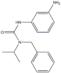 3-(3-aminophenyl)-1-benzyl-1-propan-2-ylurea Struktur