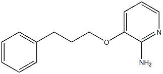 3-(3-phenylpropoxy)pyridin-2-amine Struktur