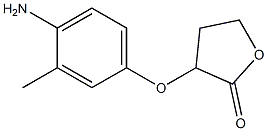 3-(4-amino-3-methylphenoxy)oxolan-2-one Struktur