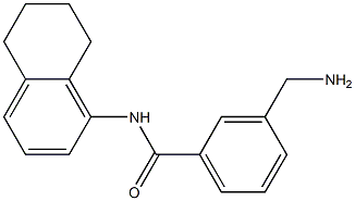 3-(aminomethyl)-N-(5,6,7,8-tetrahydronaphthalen-1-yl)benzamide Struktur