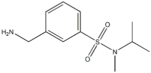 3-(aminomethyl)-N-isopropyl-N-methylbenzenesulfonamide Struktur