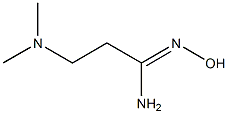 3-(dimethylamino)-N'-hydroxypropanimidamide Structure