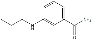 3-(propylamino)benzamide Struktur