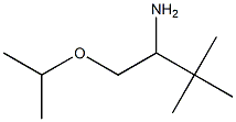 3,3-dimethyl-1-(propan-2-yloxy)butan-2-amine Struktur