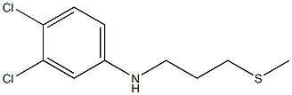 3,4-dichloro-N-[3-(methylsulfanyl)propyl]aniline Struktur