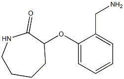 3-[2-(aminomethyl)phenoxy]azepan-2-one Struktur