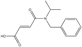 3-[benzyl(propan-2-yl)carbamoyl]prop-2-enoic acid Struktur