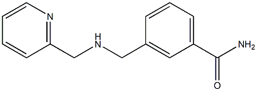 3-{[(pyridin-2-ylmethyl)amino]methyl}benzamide Struktur