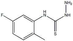 3-amino-1-(5-fluoro-2-methylphenyl)thiourea Struktur