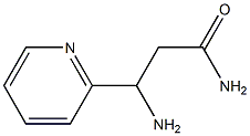 3-amino-3-(pyridin-2-yl)propanamide Struktur