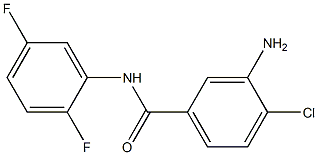 3-amino-4-chloro-N-(2,5-difluorophenyl)benzamide Struktur