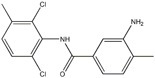 3-amino-N-(2,6-dichloro-3-methylphenyl)-4-methylbenzamide Struktur