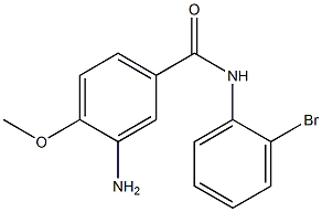 3-amino-N-(2-bromophenyl)-4-methoxybenzamide Struktur