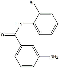 3-amino-N-(2-bromophenyl)benzamide Struktur