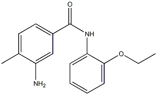 3-amino-N-(2-ethoxyphenyl)-4-methylbenzamide Struktur