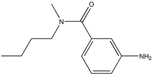 3-amino-N-butyl-N-methylbenzamide Struktur