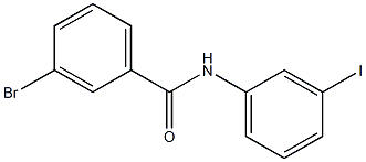 3-bromo-N-(3-iodophenyl)benzamide Struktur