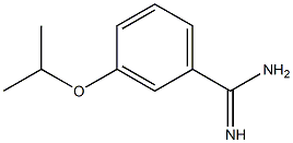 3-isopropoxybenzenecarboximidamide Struktur