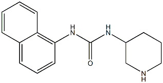 3-naphthalen-1-yl-1-piperidin-3-ylurea Struktur