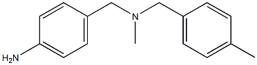 4-({methyl[(4-methylphenyl)methyl]amino}methyl)aniline Struktur