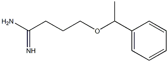 4-(1-phenylethoxy)butanimidamide Struktur