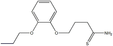 4-(2-propoxyphenoxy)butanethioamide Struktur