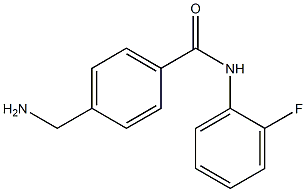 4-(aminomethyl)-N-(2-fluorophenyl)benzamide Struktur