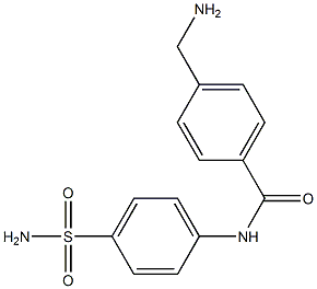 4-(aminomethyl)-N-(4-sulfamoylphenyl)benzamide Struktur