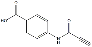 4-(propioloylamino)benzoic acid Struktur