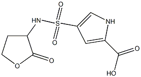 4-[(2-oxooxolan-3-yl)sulfamoyl]-1H-pyrrole-2-carboxylic acid Struktur