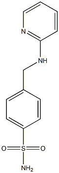 4-[(pyridin-2-ylamino)methyl]benzene-1-sulfonamide Struktur