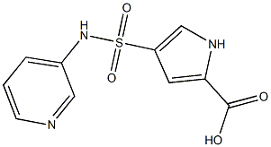 4-[(pyridin-3-ylamino)sulfonyl]-1H-pyrrole-2-carboxylic acid Struktur