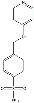 4-[(pyridin-4-ylamino)methyl]benzene-1-sulfonamide Struktur