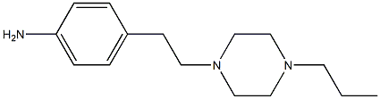 4-[2-(4-propylpiperazin-1-yl)ethyl]aniline Struktur