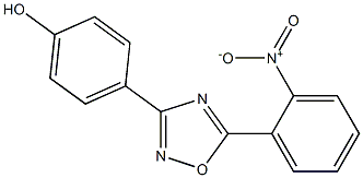 4-[5-(2-nitrophenyl)-1,2,4-oxadiazol-3-yl]phenol Struktur