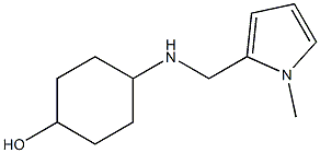 4-{[(1-methyl-1H-pyrrol-2-yl)methyl]amino}cyclohexan-1-ol Struktur