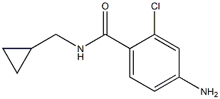 4-amino-2-chloro-N-(cyclopropylmethyl)benzamide Struktur