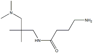 4-amino-N-[3-(dimethylamino)-2,2-dimethylpropyl]butanamide Struktur