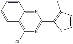 4-chloro-2-(3-methylthiophen-2-yl)quinazoline Struktur