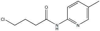 4-chloro-N-(5-methylpyridin-2-yl)butanamide Struktur