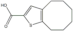 4H,5H,6H,7H,8H,9H-cycloocta[b]thiophene-2-carboxylic acid Struktur