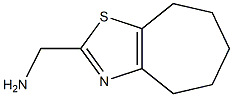 4H,5H,6H,7H,8H-cyclohepta[d][1,3]thiazol-2-ylmethanamine Struktur