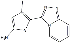 4-methyl-5-[1,2,4]triazolo[4,3-a]pyridin-3-ylthien-2-ylamine Struktur