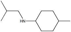 4-methyl-N-(2-methylpropyl)cyclohexan-1-amine Struktur