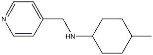 4-methyl-N-(pyridin-4-ylmethyl)cyclohexan-1-amine Struktur